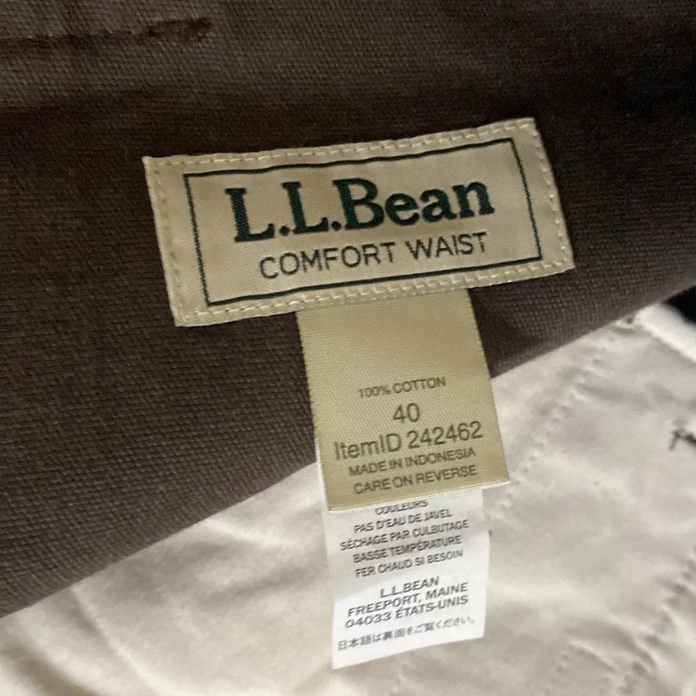 Ll bean Men's brown Cargo Shorts hiking fishing camp 40 Casual outdoor